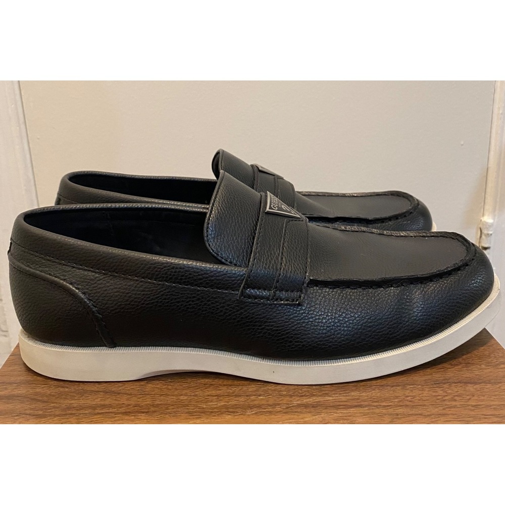 Guess Men's Hemmer Square Toe Slip On Dress Loafers, Size 10 preppy stylish